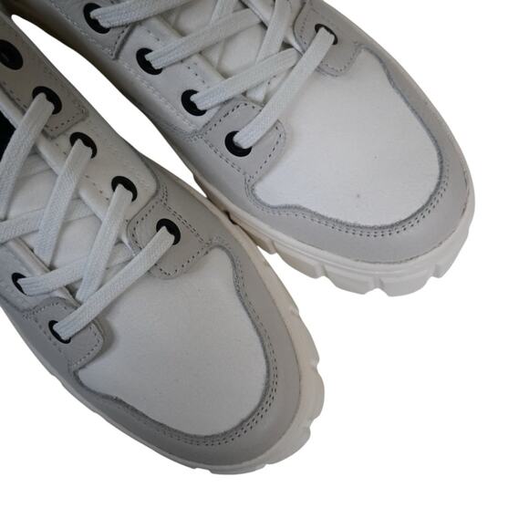 Palladium Womens 8.5 Pallatower Lo Star White Leather Platform Sneaker NEW - Picture 6 of 10